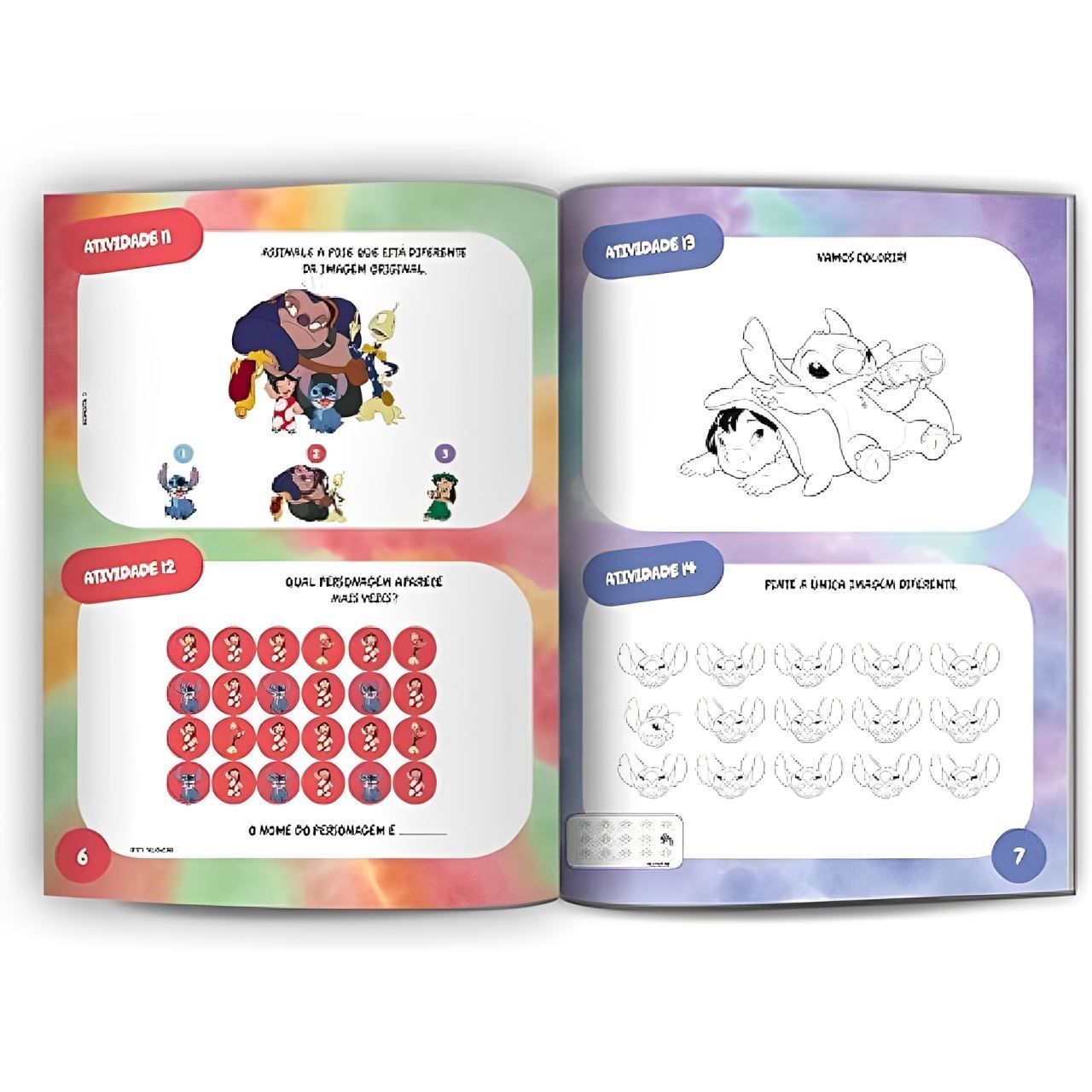 Livro De 100 Atividades Stitch Culturama - 20050219