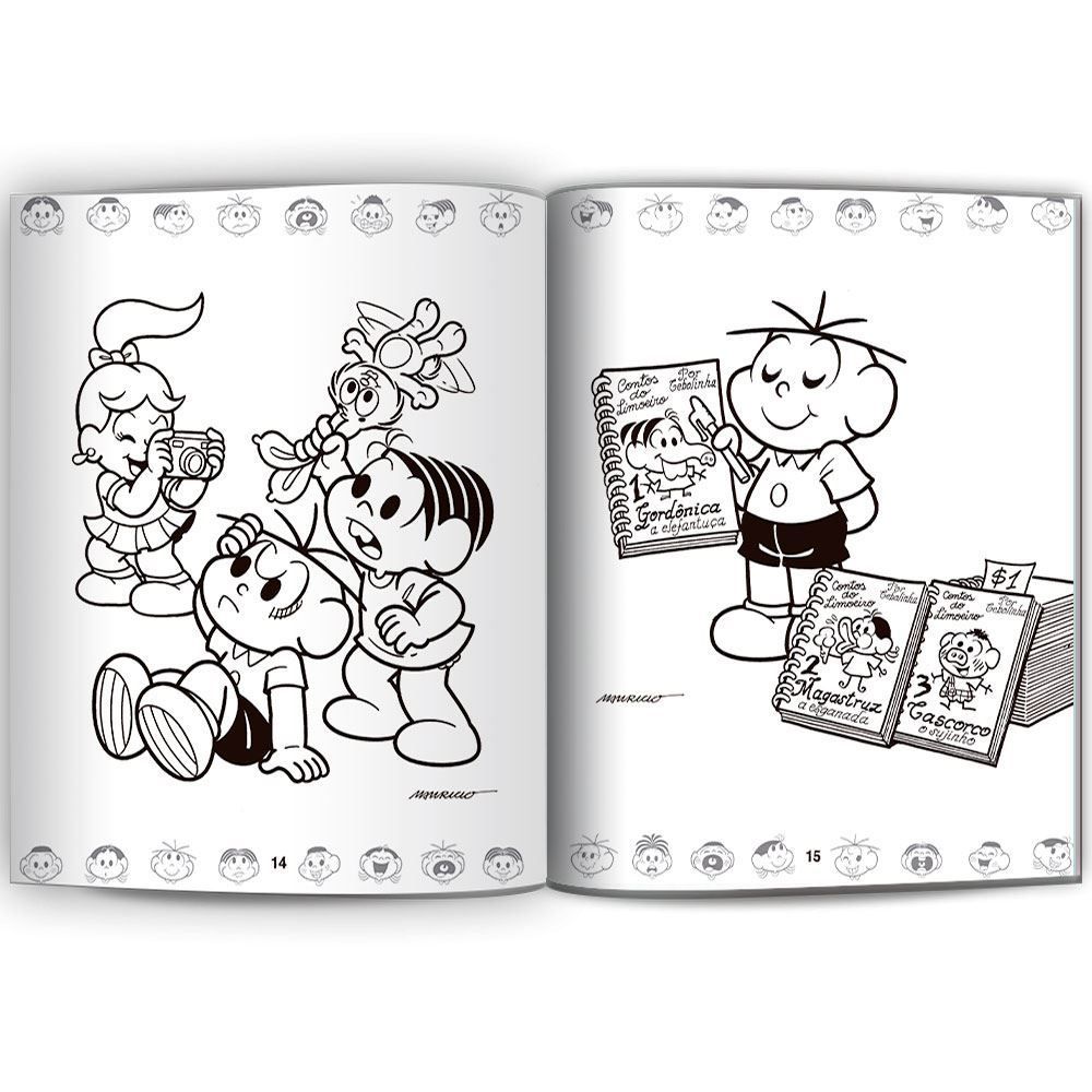 Livro De Atividades 500 Adesivos Turma Da Mônica - Culturama