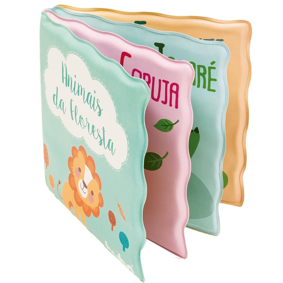 Livro De Banho Para Bebê Buba - Animais Da Floresta