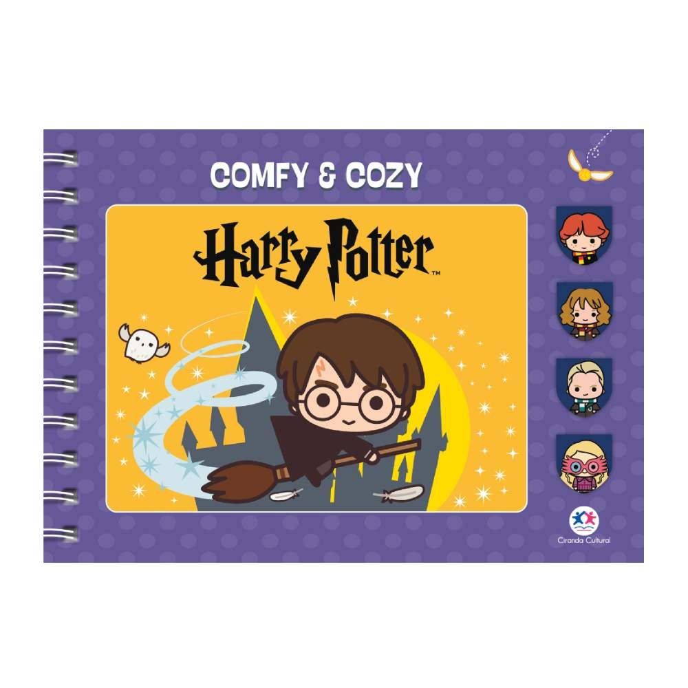 Livro De Colorir Comfy And Cozy Harry Potter - Ciranda Cultural