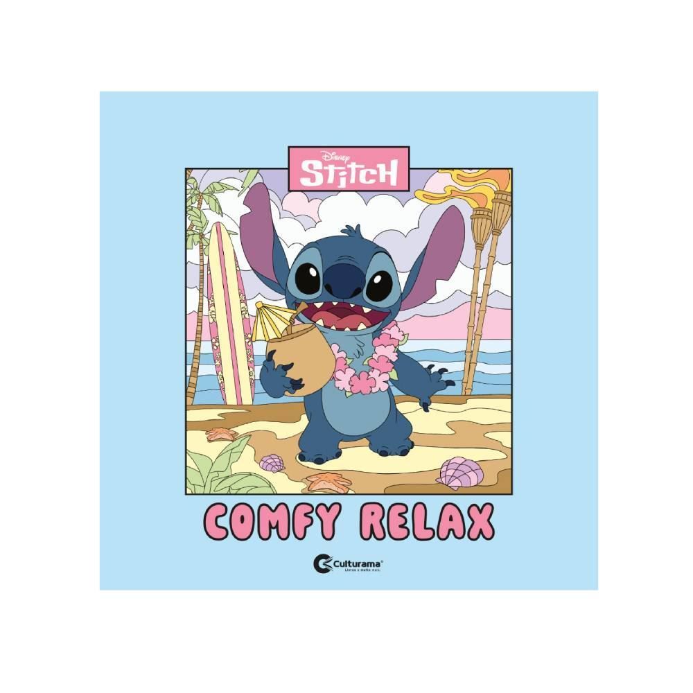 Livro De Colorir Comfy Stitch Ciranda Cultural - Azul