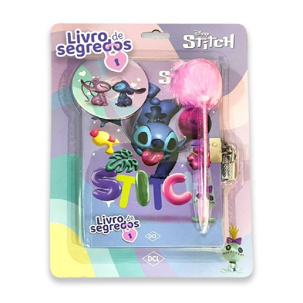 Livro De Segredos Stitch Disney Editora Dcl - D8278