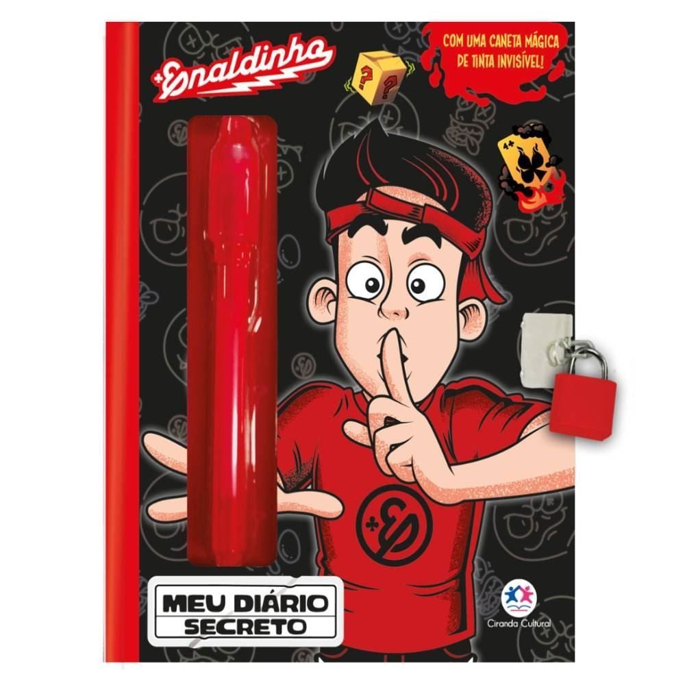 Livro Diário Secreto Ciranda Cultural - Enaldinho