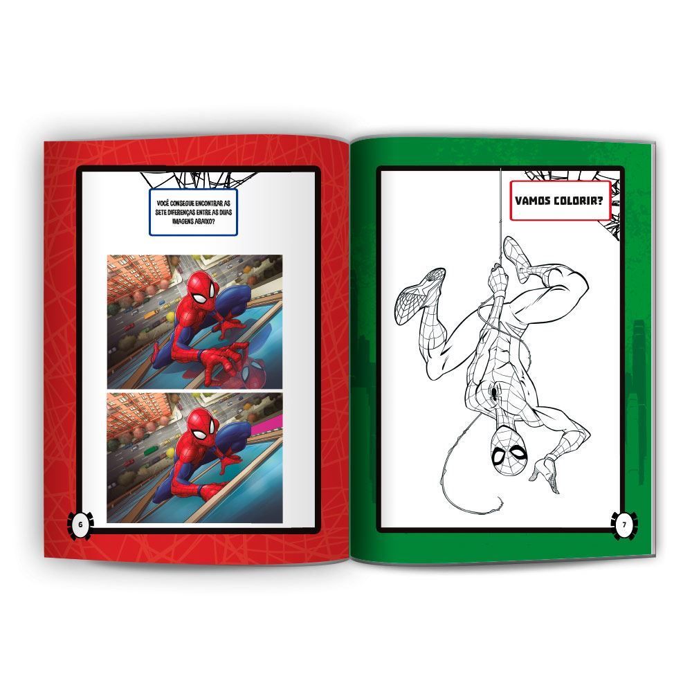 Livro Explorando Aventuras Homem-Aranha Com Tatuagens - Culturama