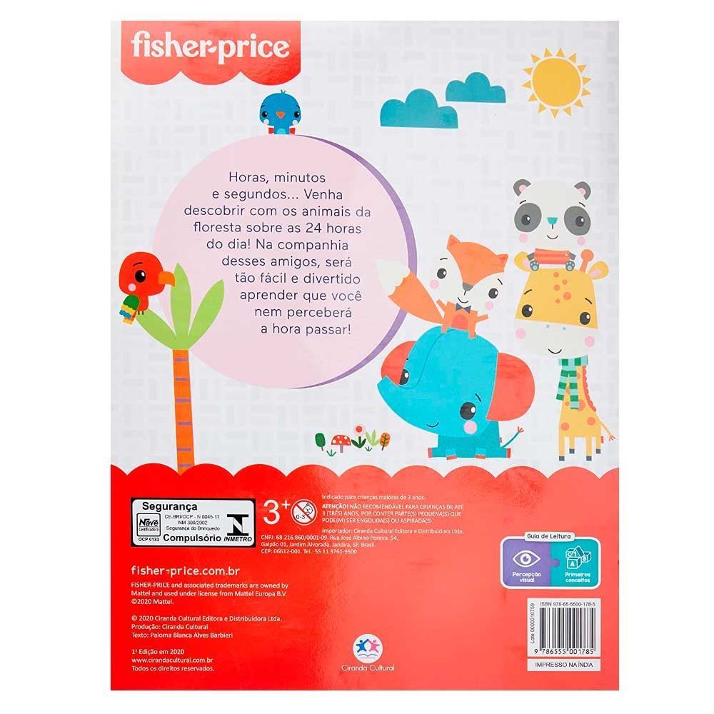 Livro Fisher Price Aprendendo As Horas Ciranda Cultural - 9786555001785