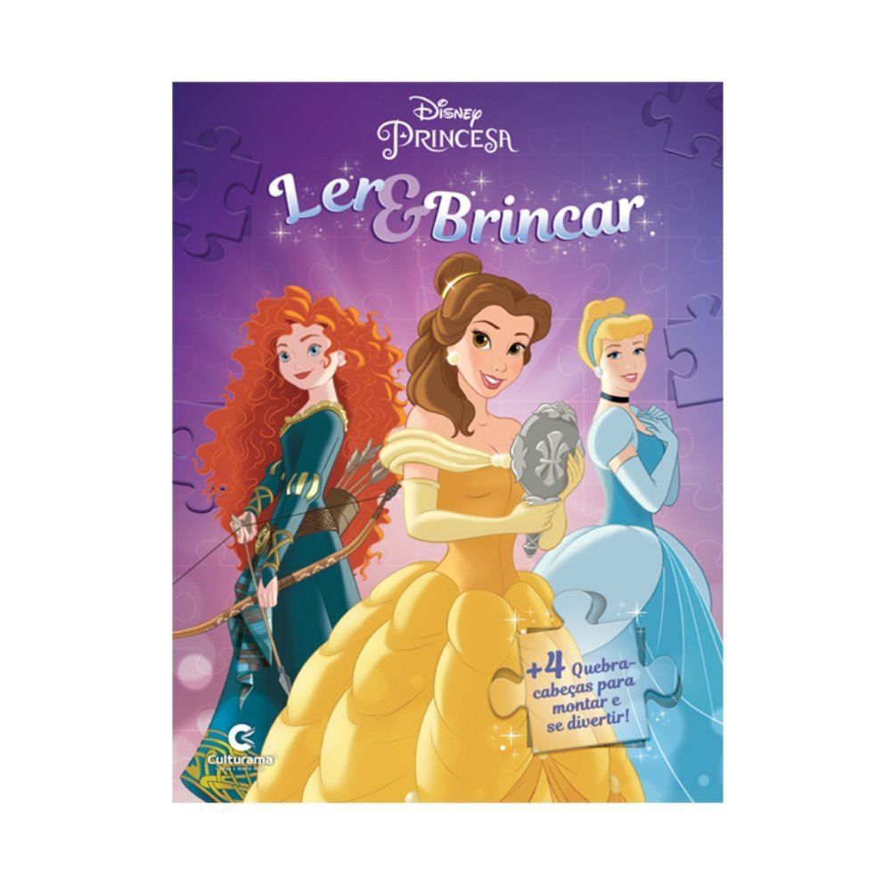 Livro Ler E Brincar Princesas Disney - Culturama