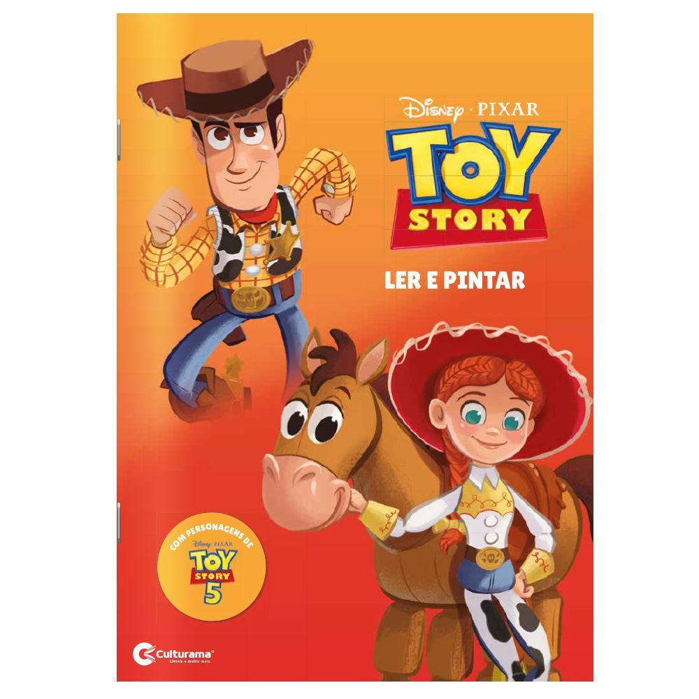 Livro Ler e Pintar Toy Story V.1