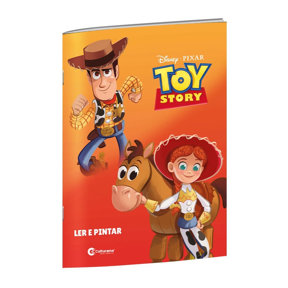 Livro Ler e Pintar Toy Story V.1