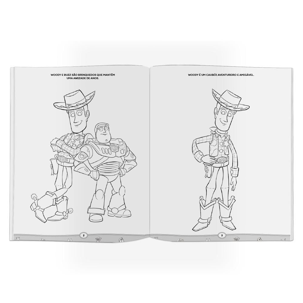 Livro Ler e Pintar Toy Story V.2