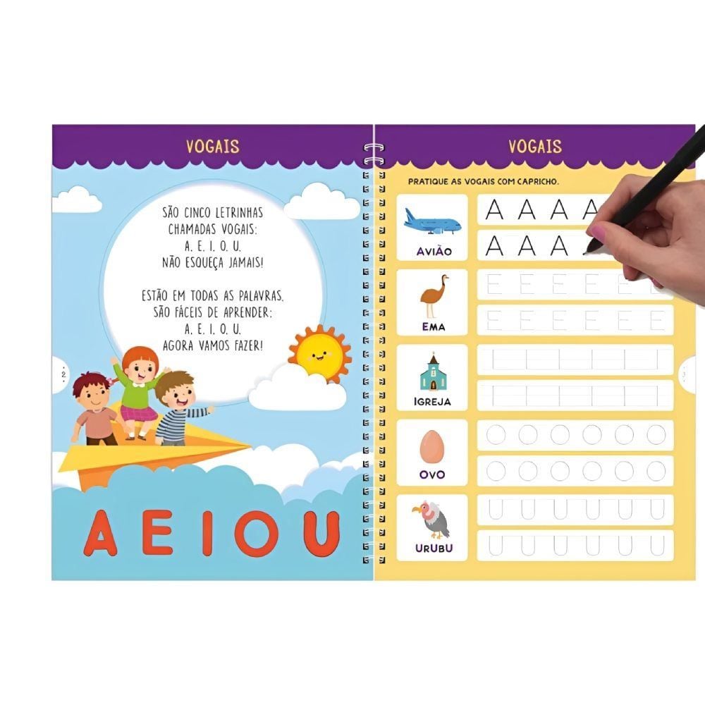 Livro Letra Bastão Caneta Mágica - Ciranda Cultural