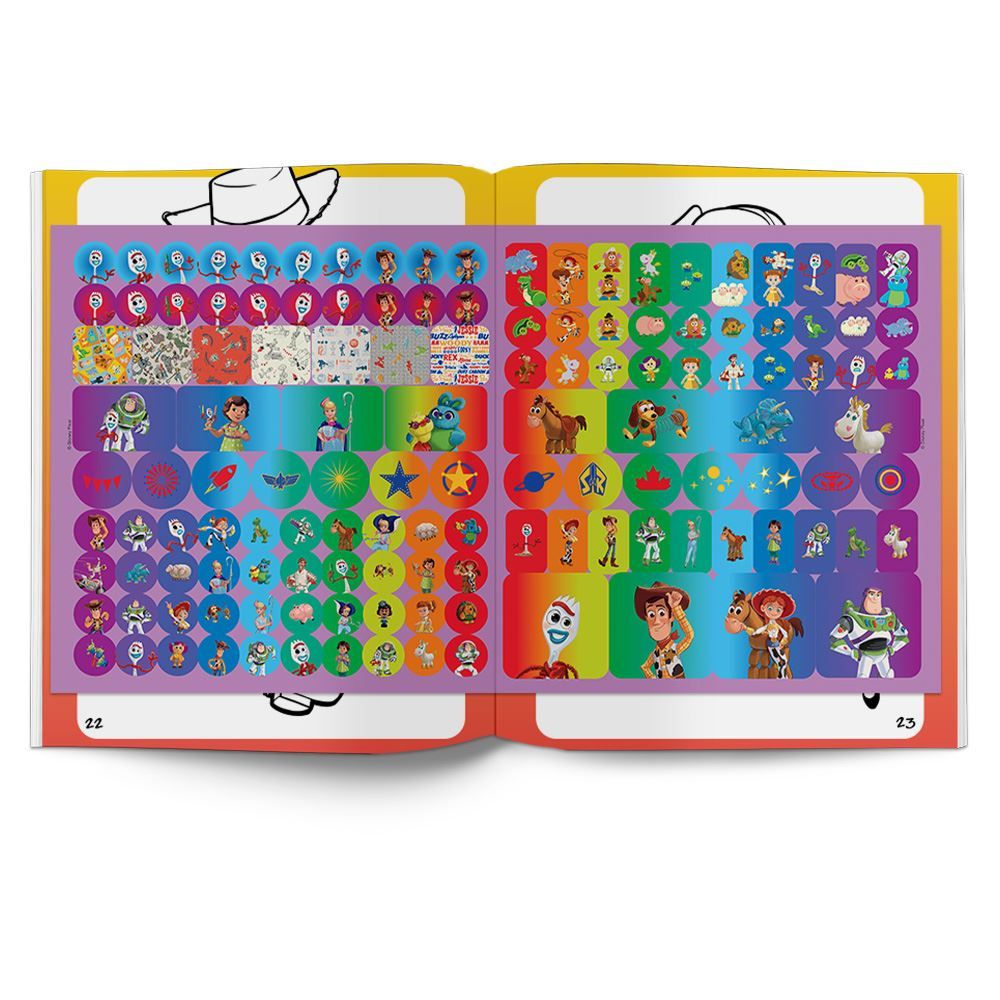 Livro Mascara Adesivos e Ativid Toy Story