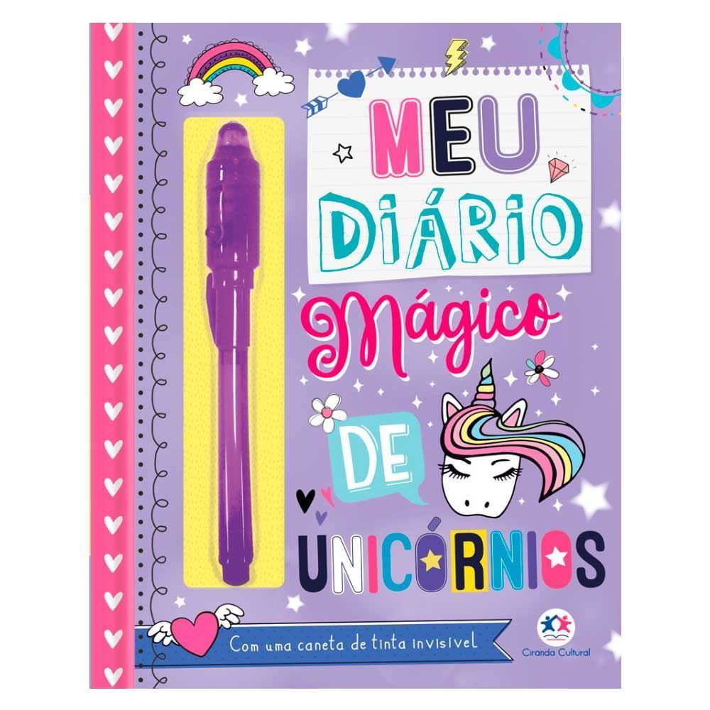 Livro Meu Diário Mágico De Unicórnios Ciranda Cultural - 9788538091349