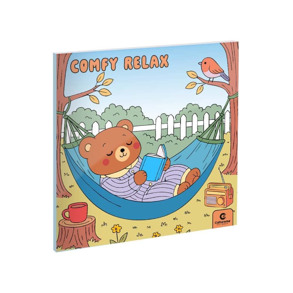 Livro De Colorir Comfy Relax Rede - Culturama