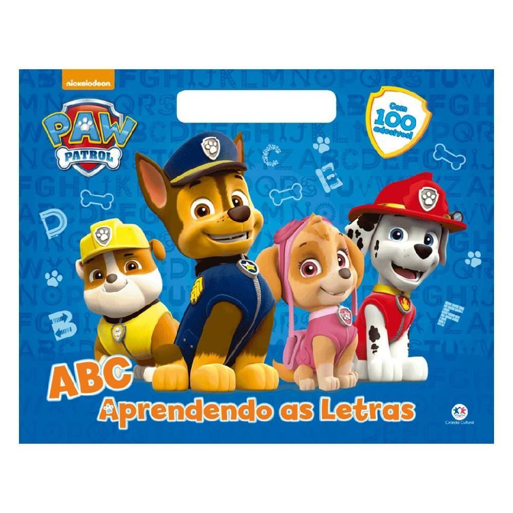 Livro Patrulha Canina Aprendendo As Letras Ciranda Cultural - Abc