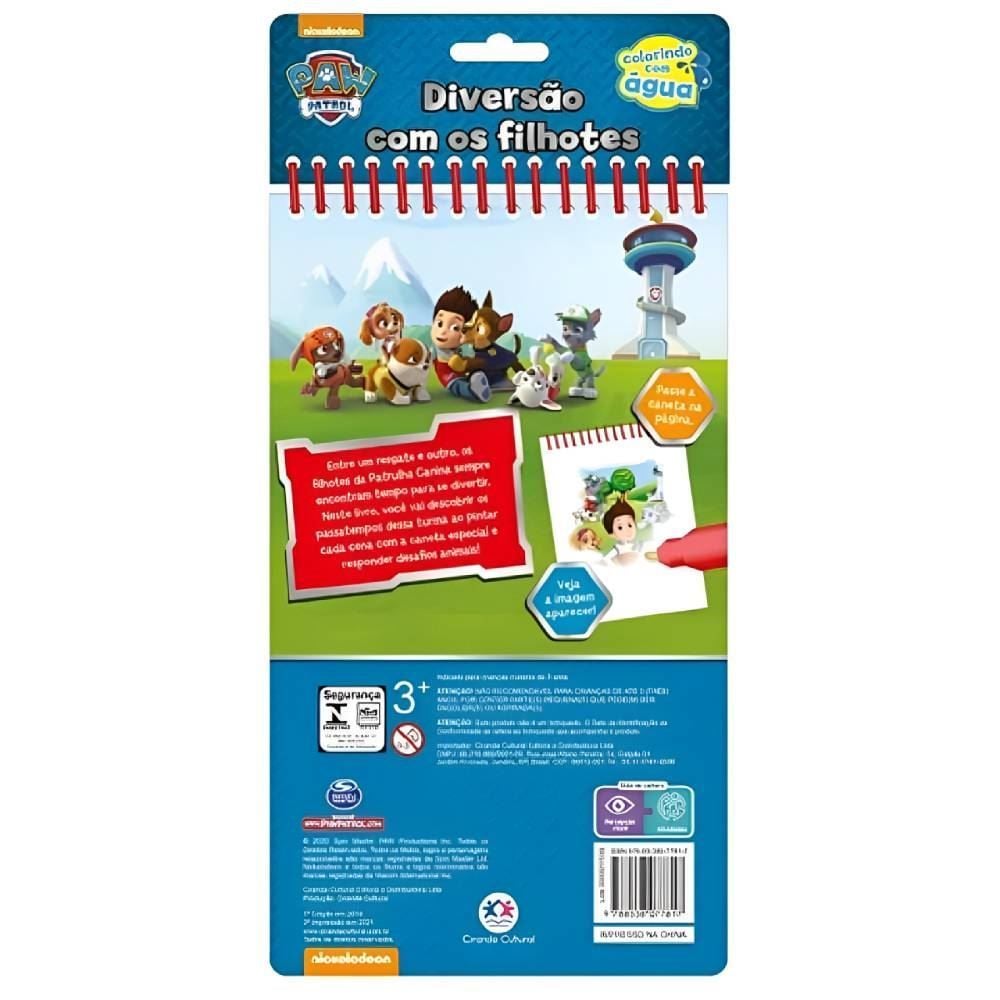 Livro Patrulha Canina Diversão Com Os Filhotes Ciranda Cultural - 9788538077817