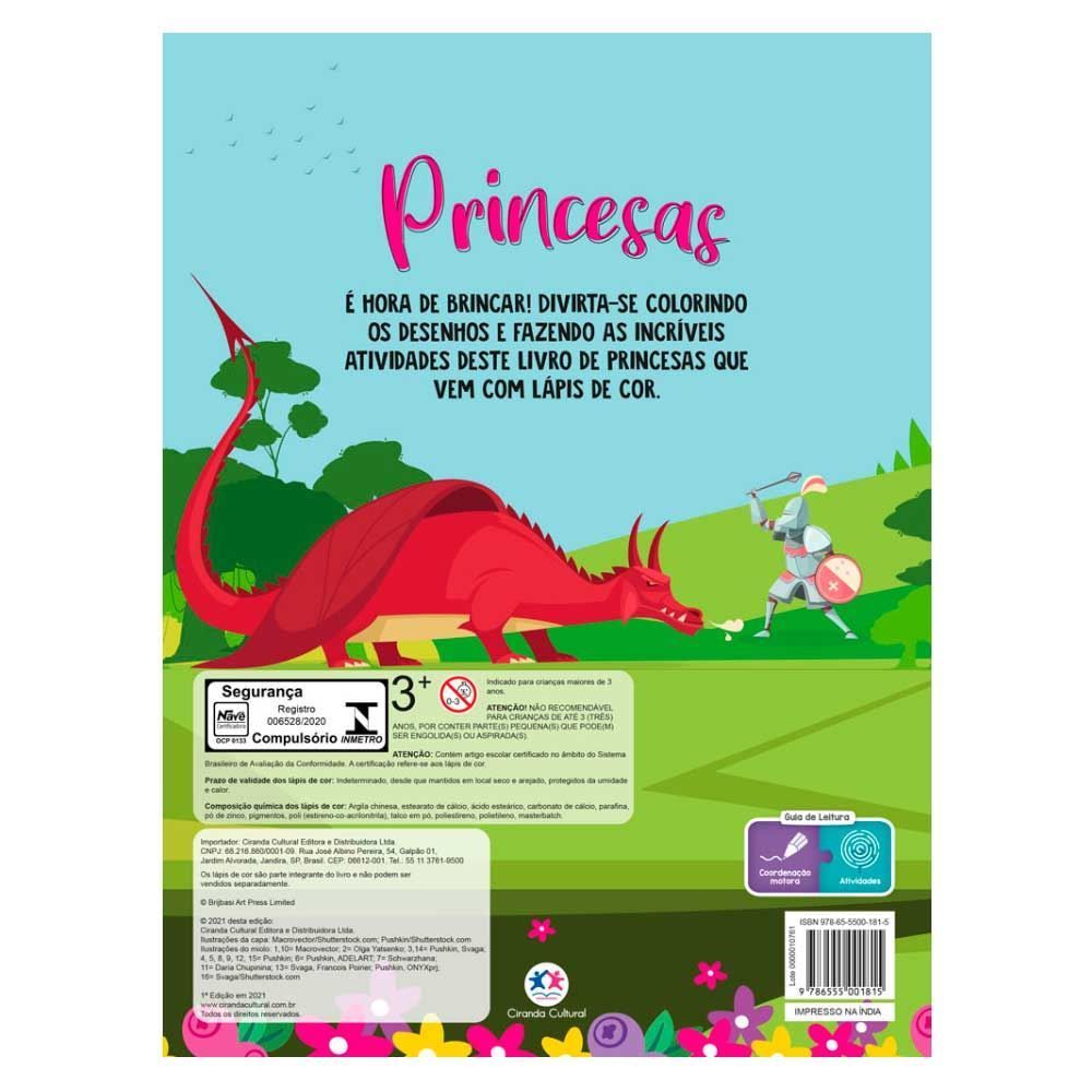 Livro Princesas Ciranda Cultural - 9786555001815