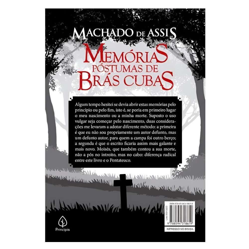 Livro Principis Memórias Póstumas de Brás Cubas - Ciranda Cultural
