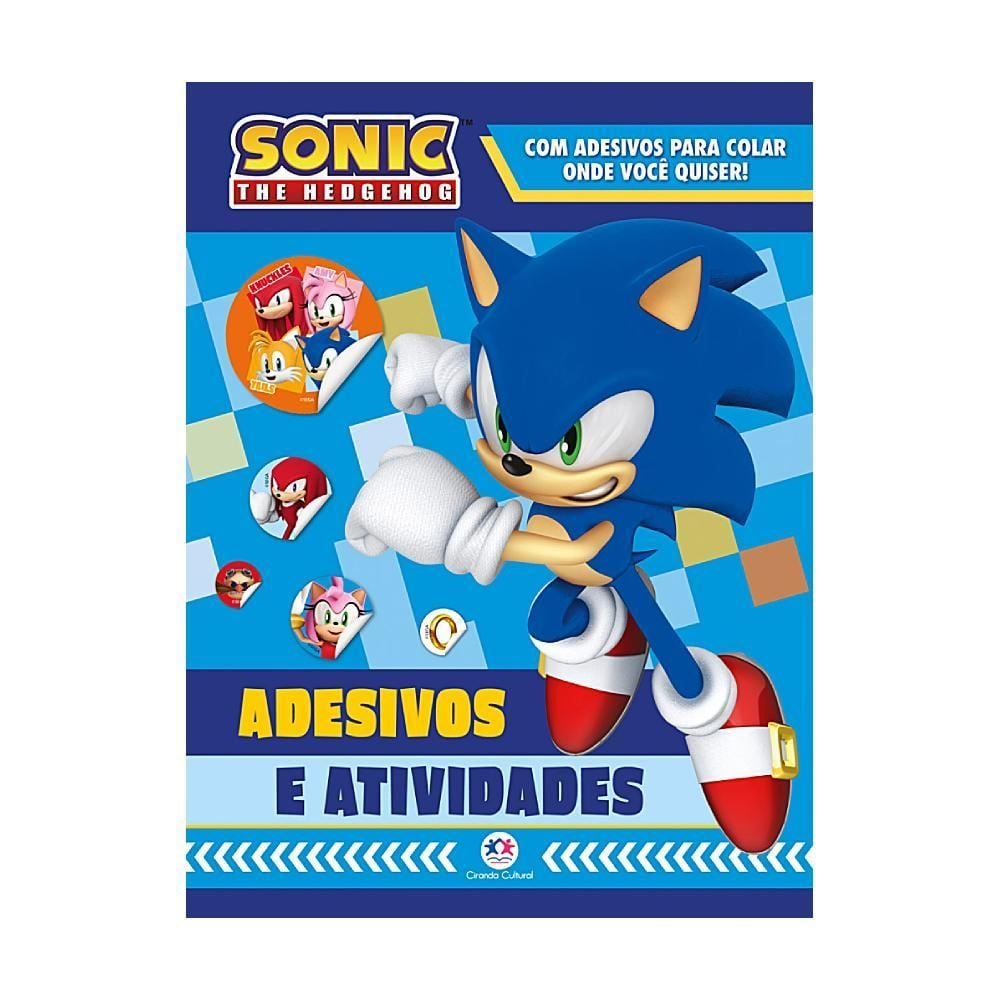 Livro Sonic Adesivos e Atividades - Ciranda Cultural