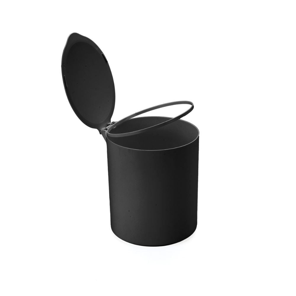 Lixeira 4 Litros Com Aro Interno Black Arthi