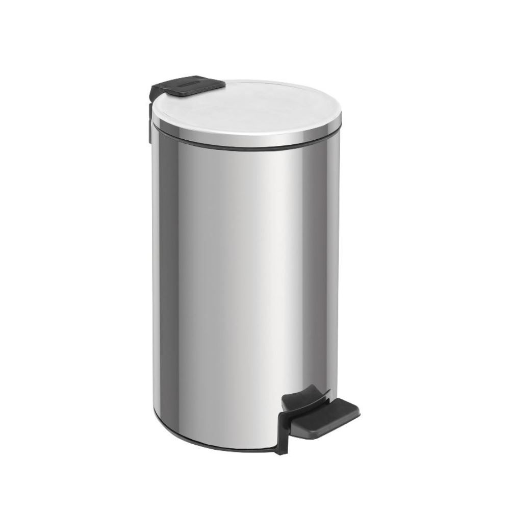 Lixeira Com Pedal Aço Inox Loop Tramontina 5 Litros
