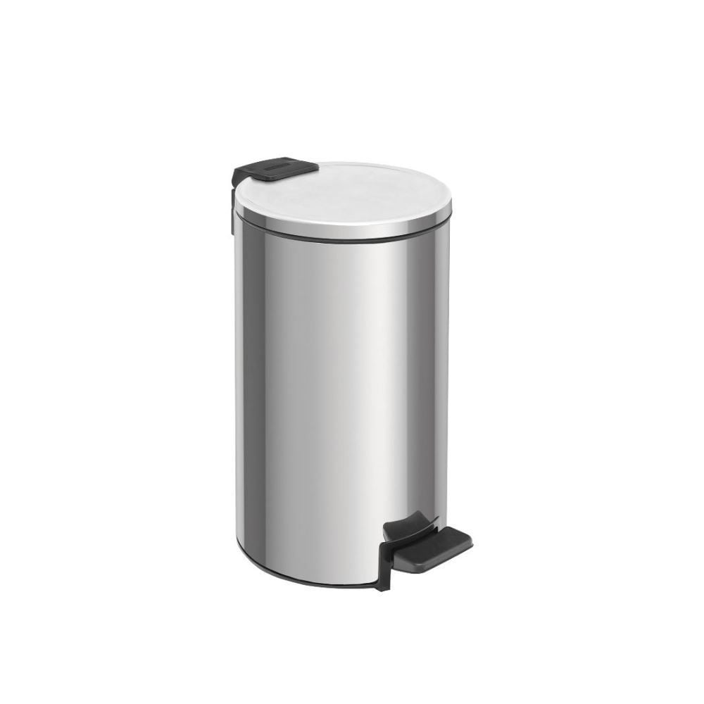 Lixeira com Pedal Aço Inox Loop Tramontina 5 Litros