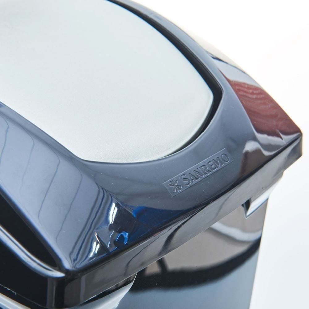 Lixeira Basculante Sanremo 15 Litros - Preto