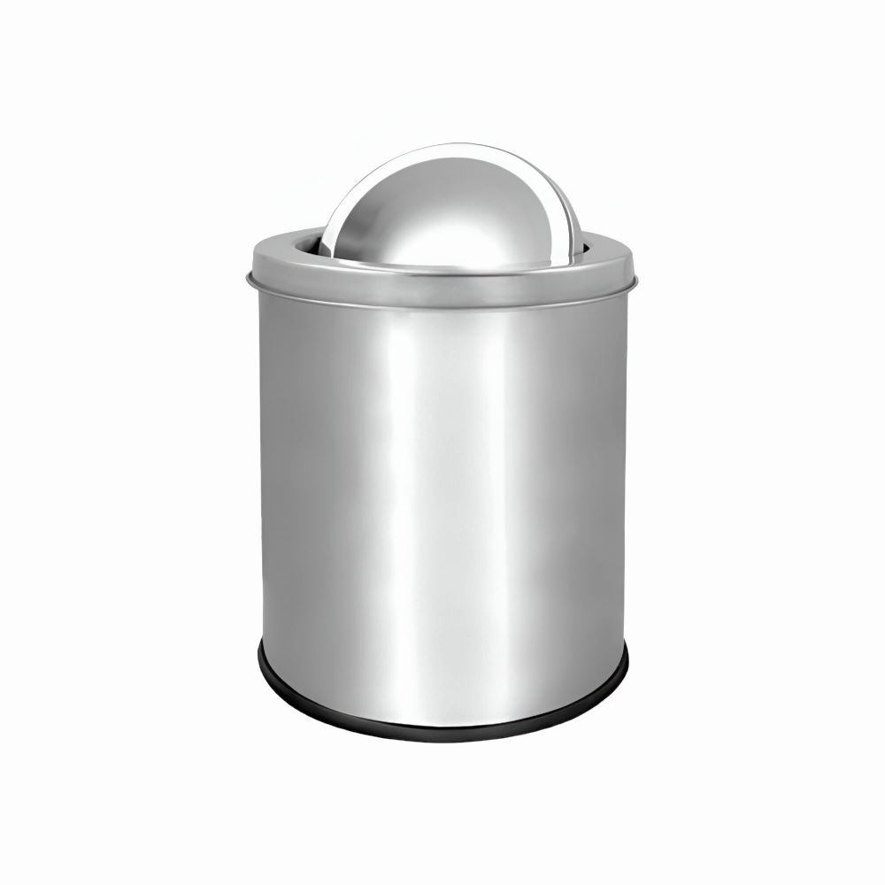 Lixeira Basculante Camesa 5 Litros - Aço Inox