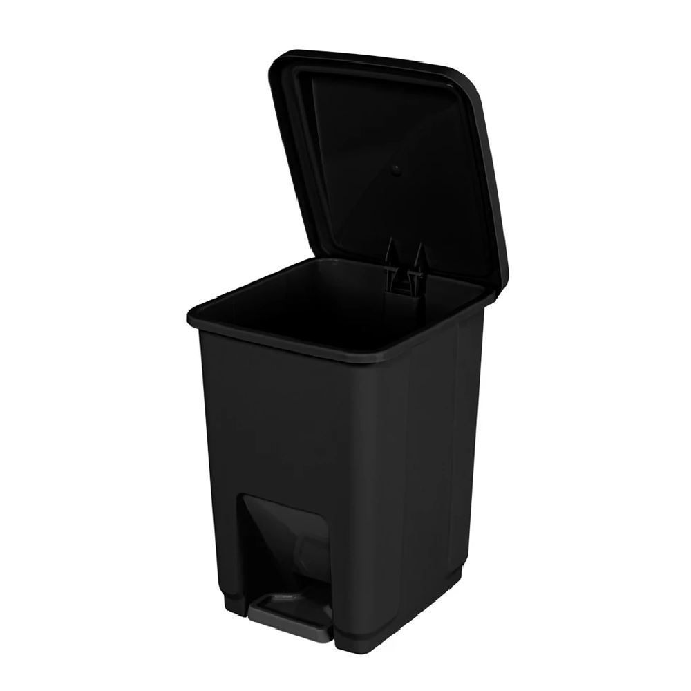 Lixeira Com Pedal Casablanca Sanremo 7 Litros - Preto