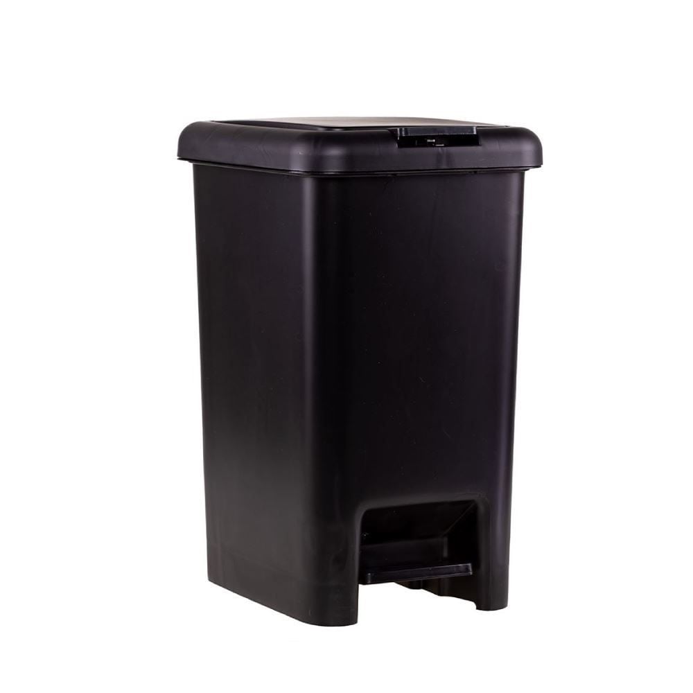 Lixeira Plástica com Pedal Havan Casa 10 Litros - Preto