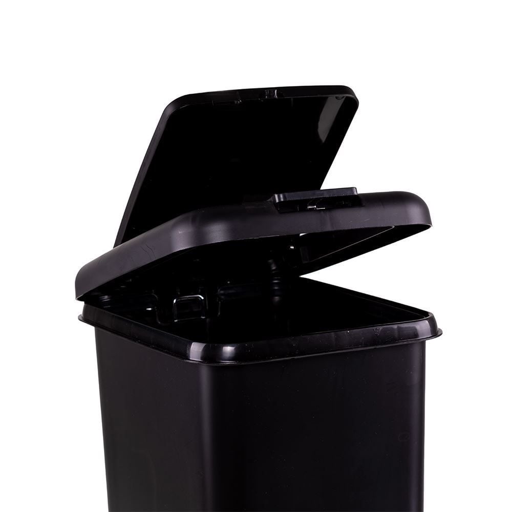 Lixeira Plástica com Pedal Havan Casa 10 Litros - Preto