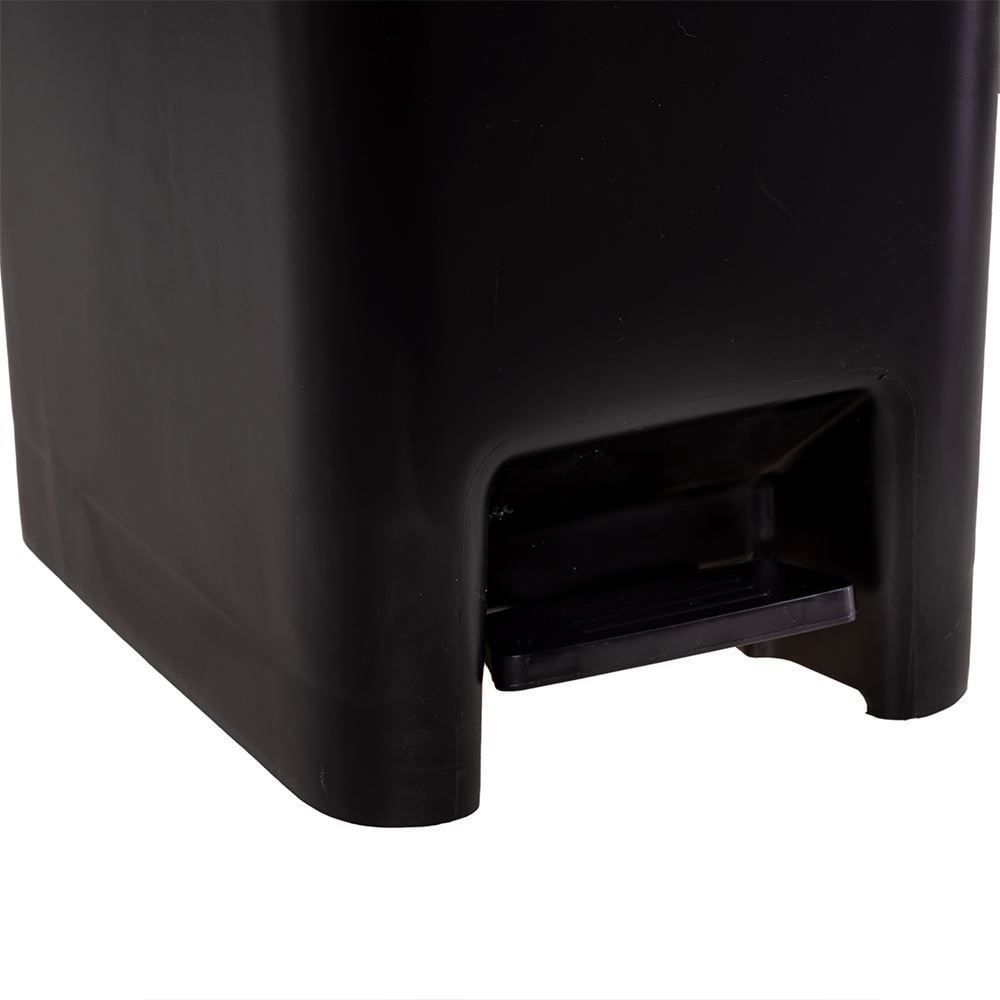 Lixeira Plástica com Pedal Havan Casa 10 Litros - Preto
