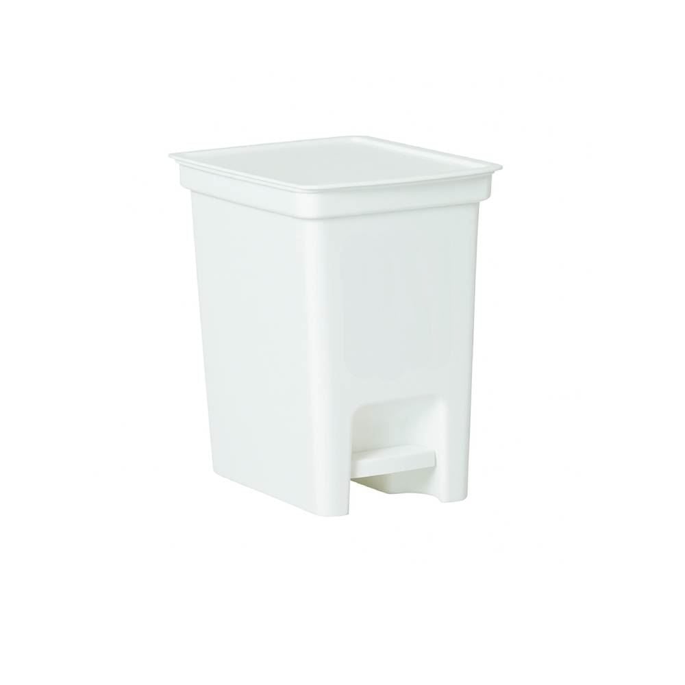Lixeira Com Pedal Fly Paramount 5 Litros - Branco