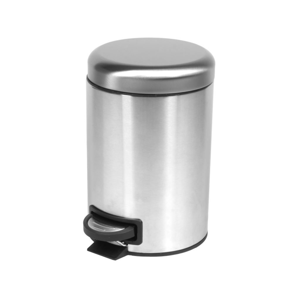 Lixeira Com Pedal Mônaco Havan Casa 5 Litros - Prata