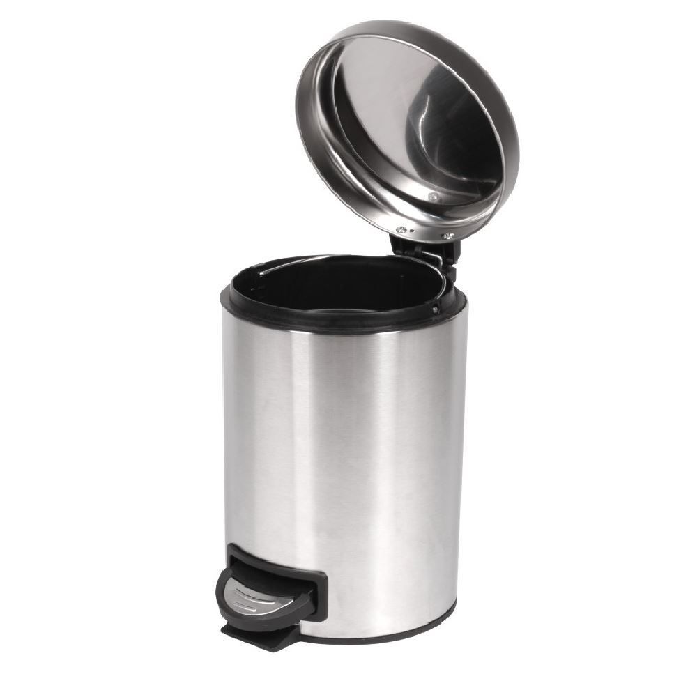 Lixeira Com Pedal Mônaco Havan Casa 5 Litros - Prata
