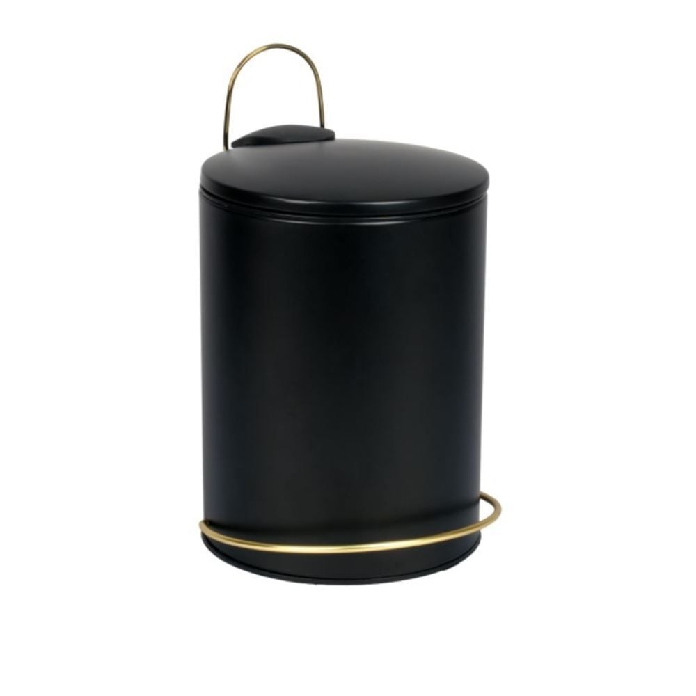 Lixeira Com Pedal Montreal Havan Casa 3 Litros - Preto 