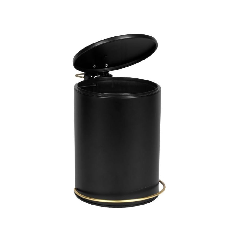Lixeira Com Pedal Montreal Havan Casa 3 Litros - Preto 