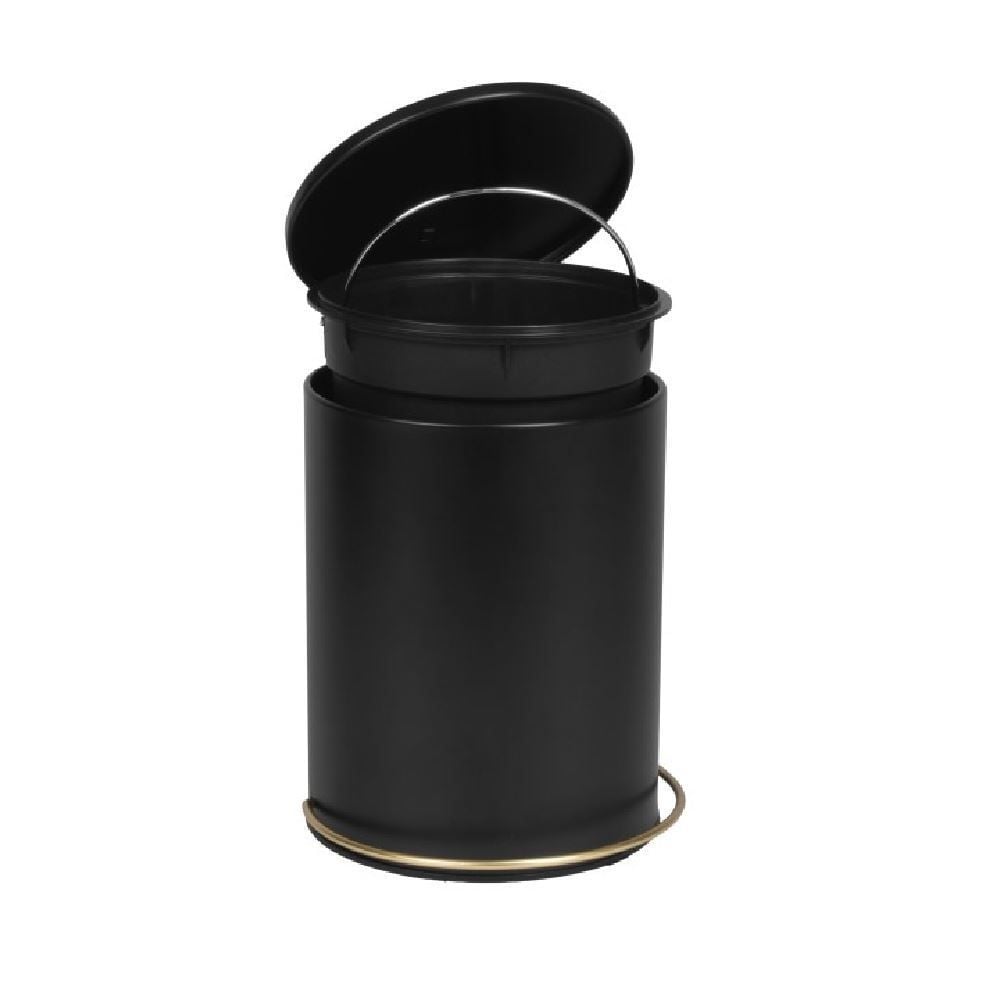 Lixeira Com Pedal Montreal Havan Casa 3 Litros - Preto 