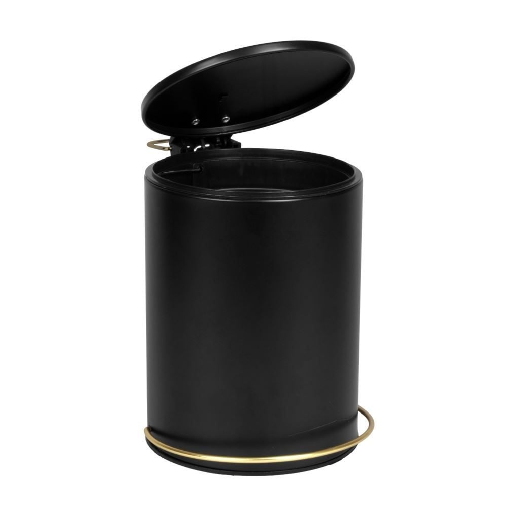 Lixeira Com Pedal Montreal Havan Casa 5 Litros - Preto 