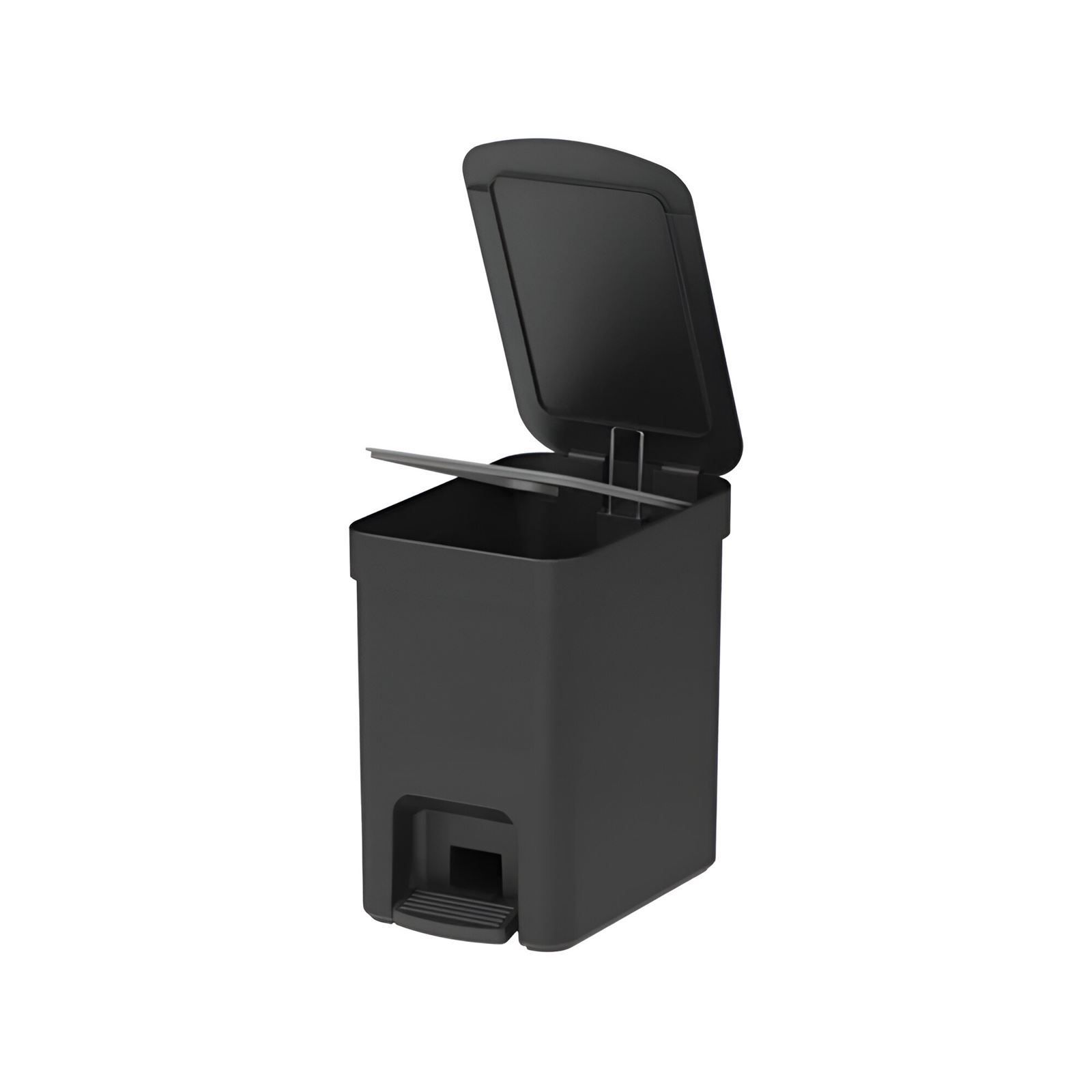 Lixeira Com Pedal Trium Ou 6 Litros - Preto