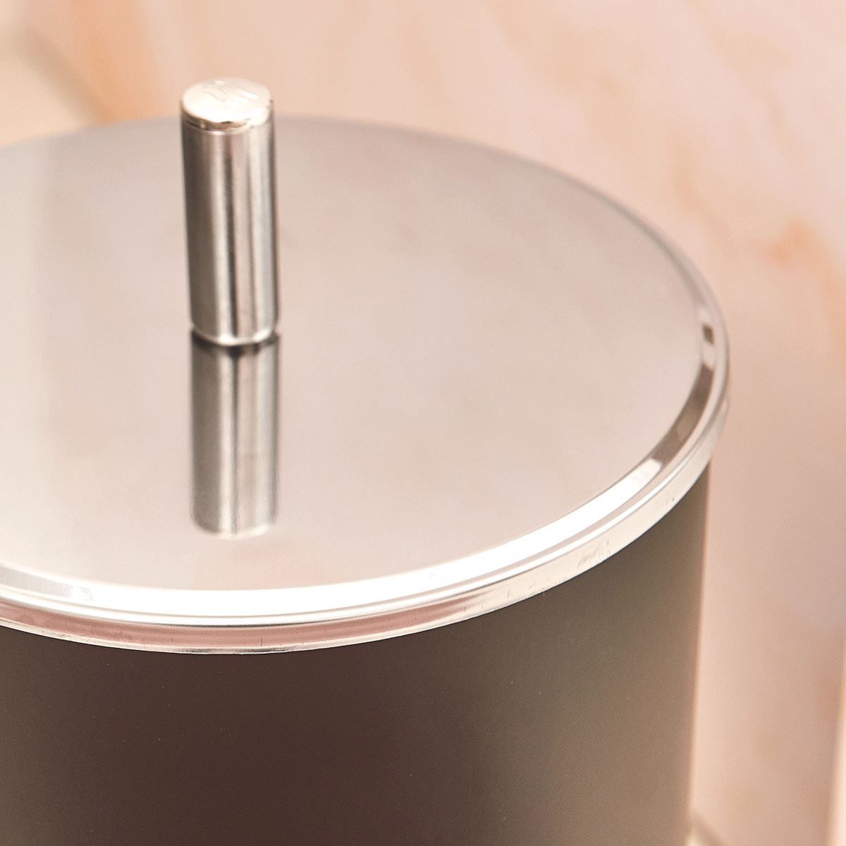 Lixeira Finecasa Classic 3 Litros - Preto