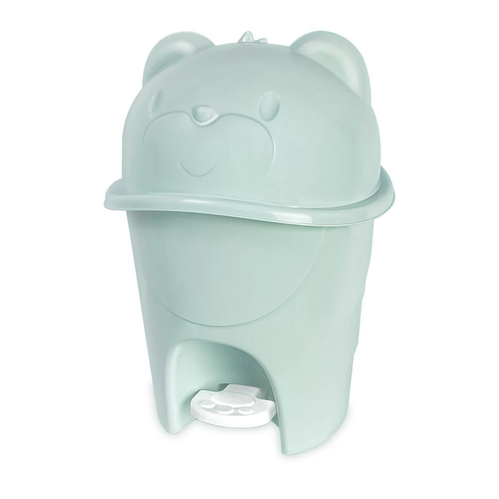 Lixeira Infantil 6,5 Litros Com Pedal Fofura Havan Baby - Verde