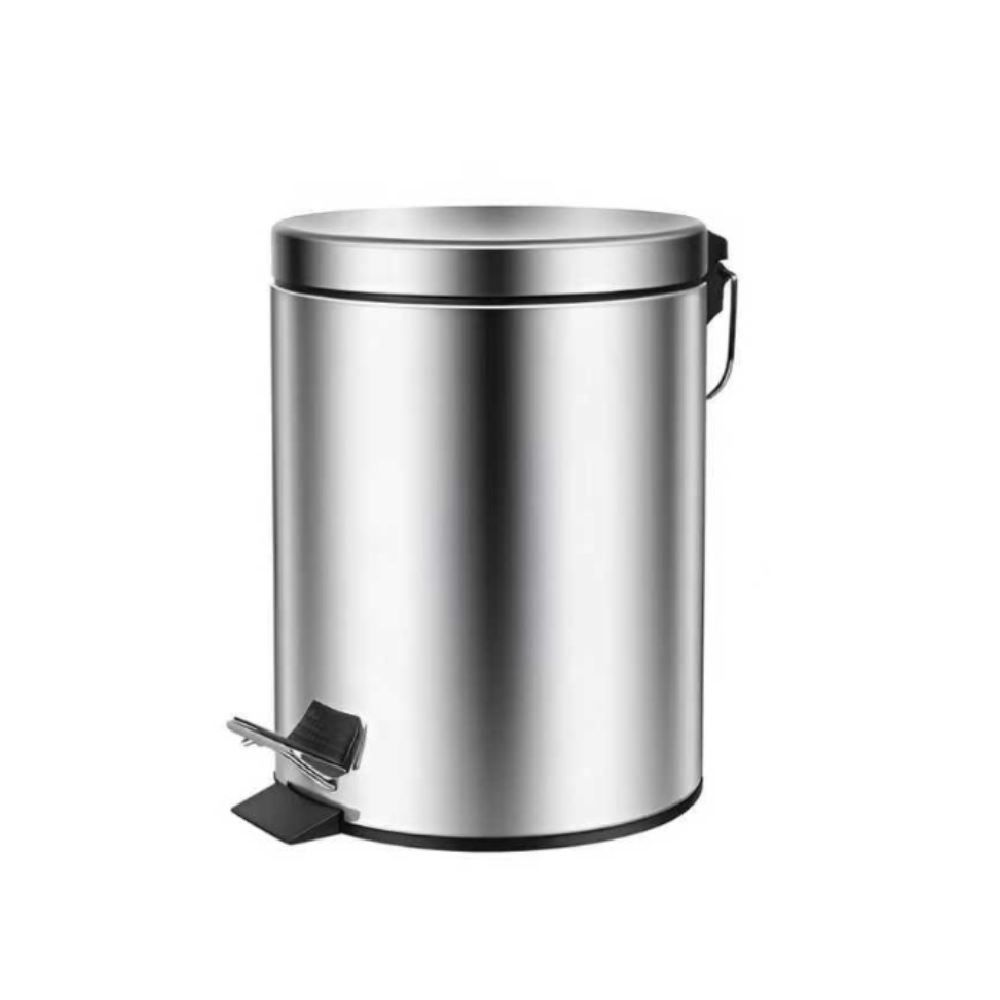 Lixeira com Pedal Inox 5 Litros Brinox