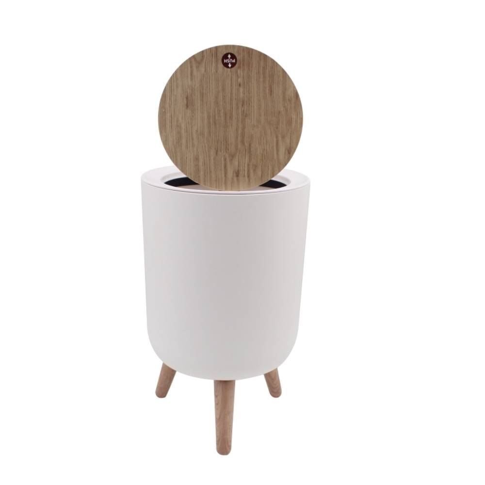 Lixeira Redonda Branca 7 Litros - Havan Casa