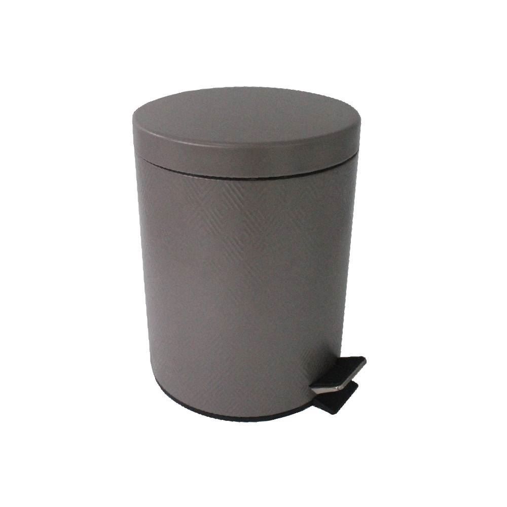 Lixeira Redonda Marrocos Com Pedal 3 Litros Havan Casa - Chocolate