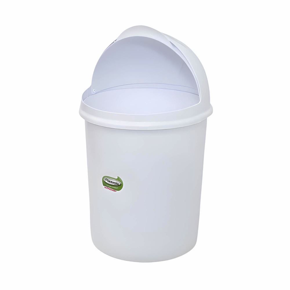 Lixeira Retrátil Plasvale 7,3 Litros - Branco