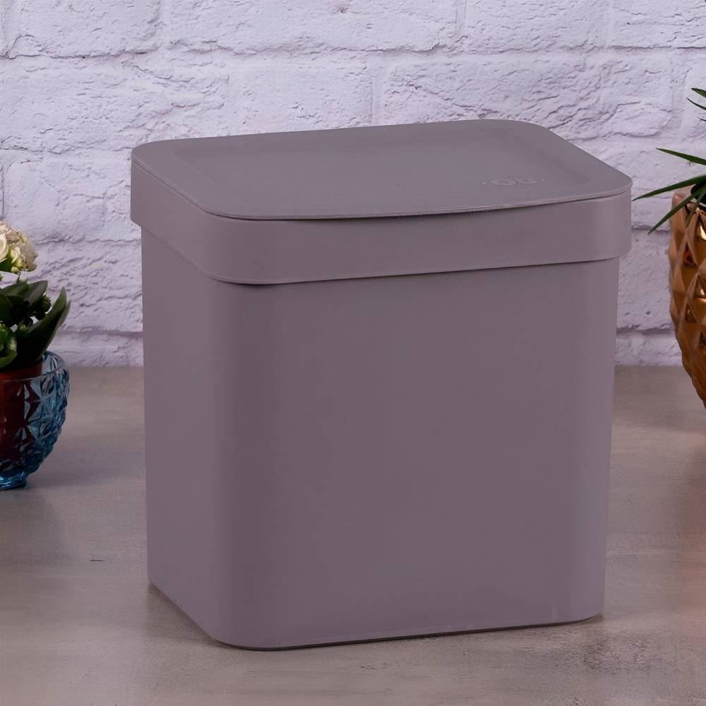 Lixeira Trium Ou 4,7 Litros - Chumbo