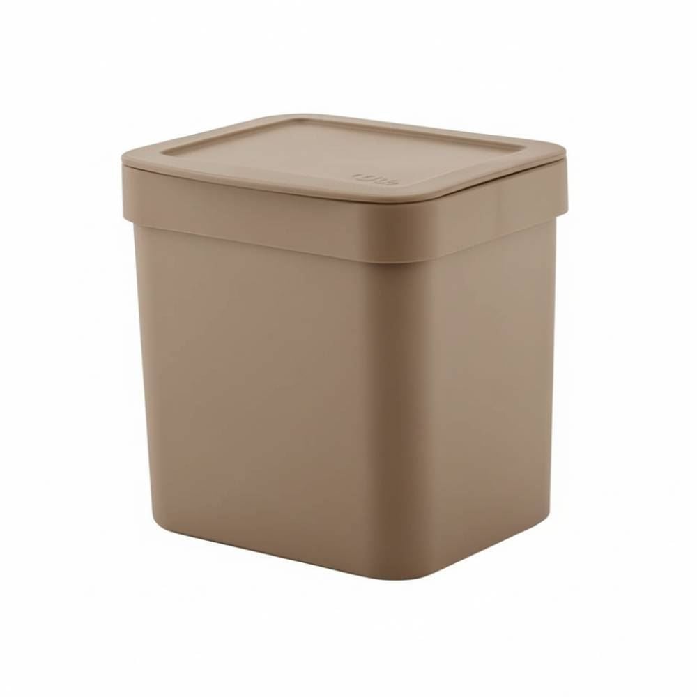 Lixeira Trium Ou 4,7 Litros - Marrom