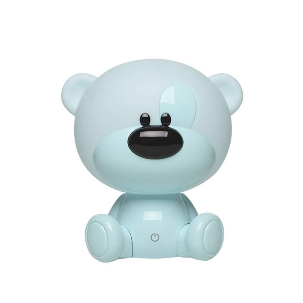 Luminária De Mesa Decorativa Led Ursinho Azul Taschibra 3W 3000K - Pipo
