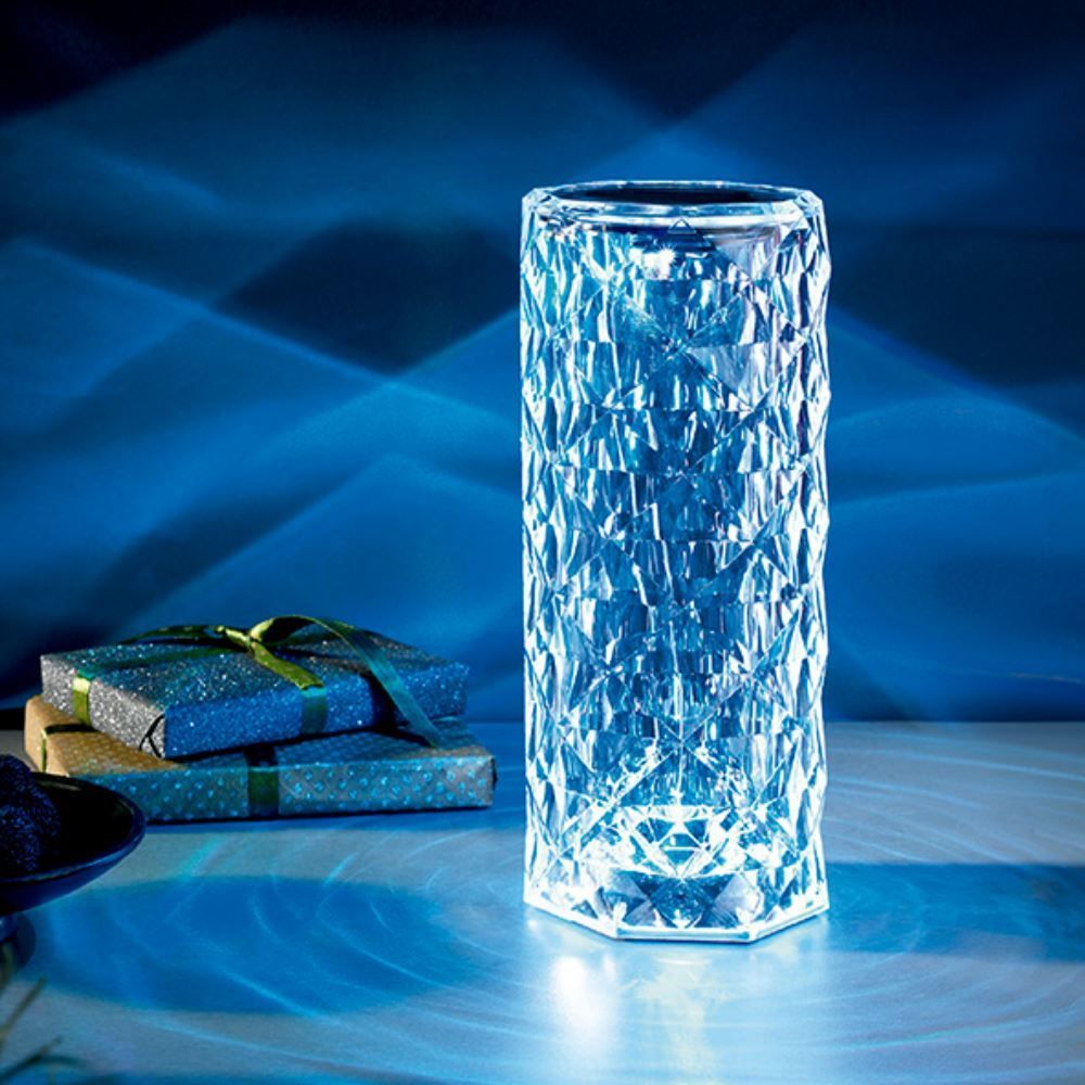 Luminaria De Mesa Led Taschibra Crystal Rgb Com Controle Remoto