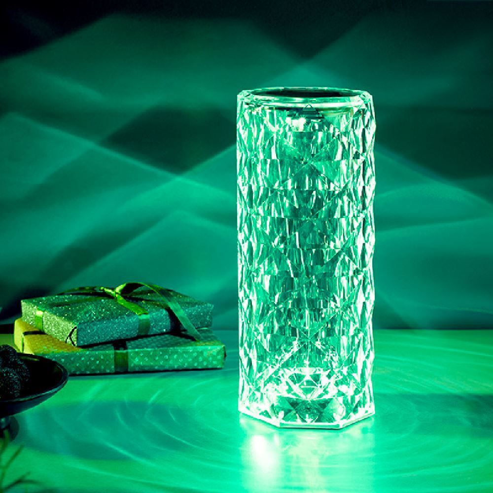 Luminaria De Mesa Led Taschibra Crystal Rgb Com Controle Remoto